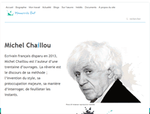Tablet Screenshot of michel-chaillou.com